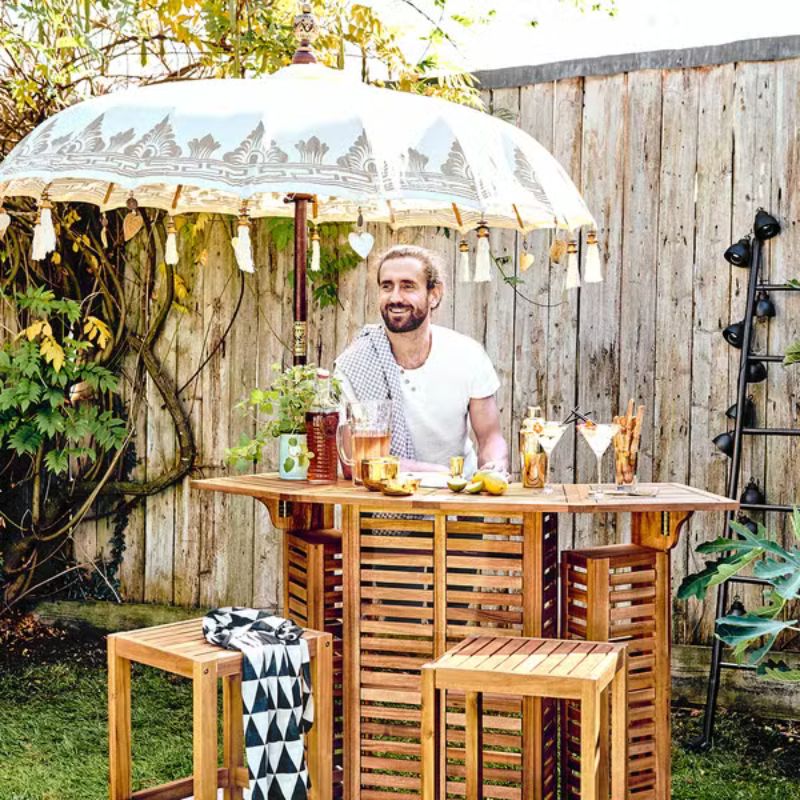 Verleih Beachbar Gartenbar BONITA im Boholook für Feiern